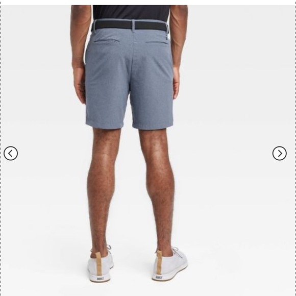✨ heathered blue golf shorts men’s size 42 all in motion ✨ - Picture 2 of 8
